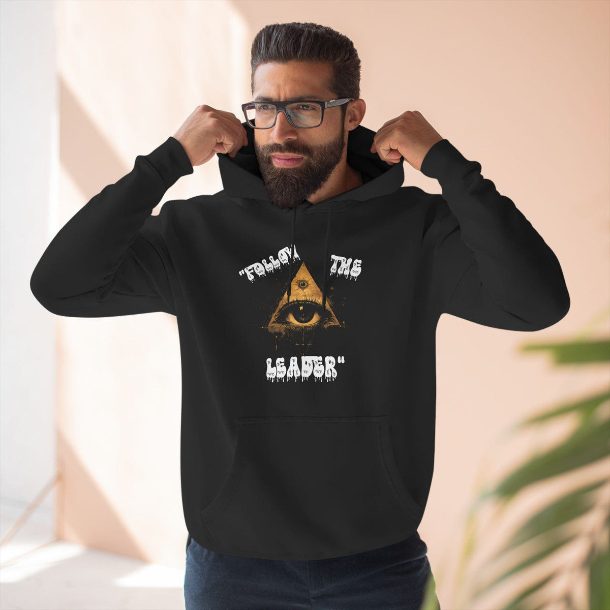 "FOLLOW THE LEADER" OCCULT HOODIE