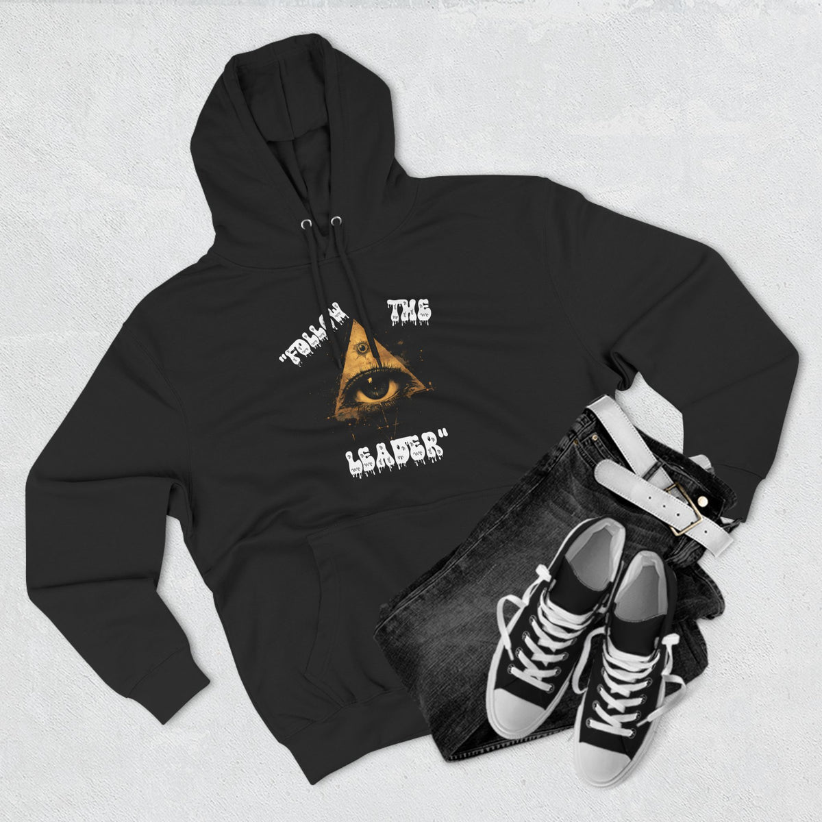"FOLLOW THE LEADER" OCCULT HOODIE